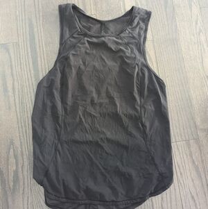 Black Mesh Lululemon Tank Tops